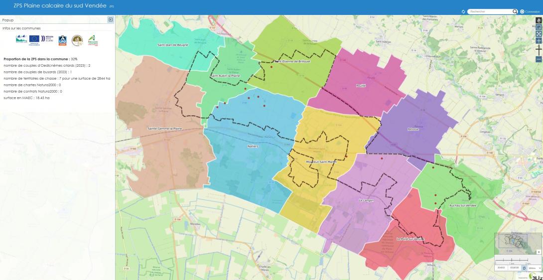 Pour accéder à la carte interactive